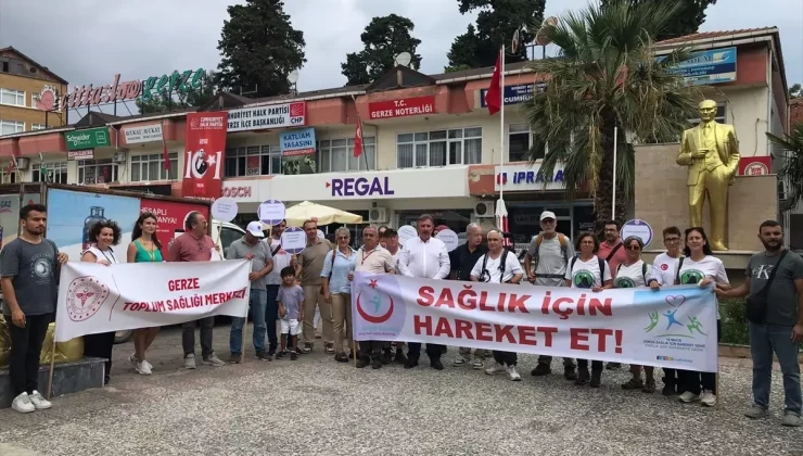 Gerze’de Sağlıklı Beslenme ve Hareketli Yaşam Yürüyüşü