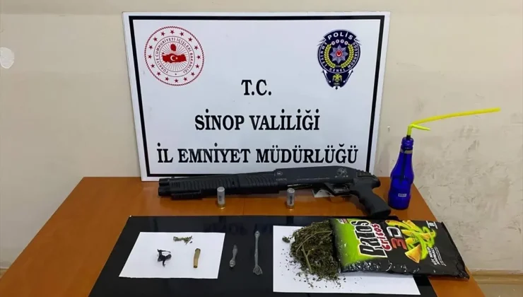 Sinop’ta Uyuşturucu ve Tüfek Ele Geçirildi